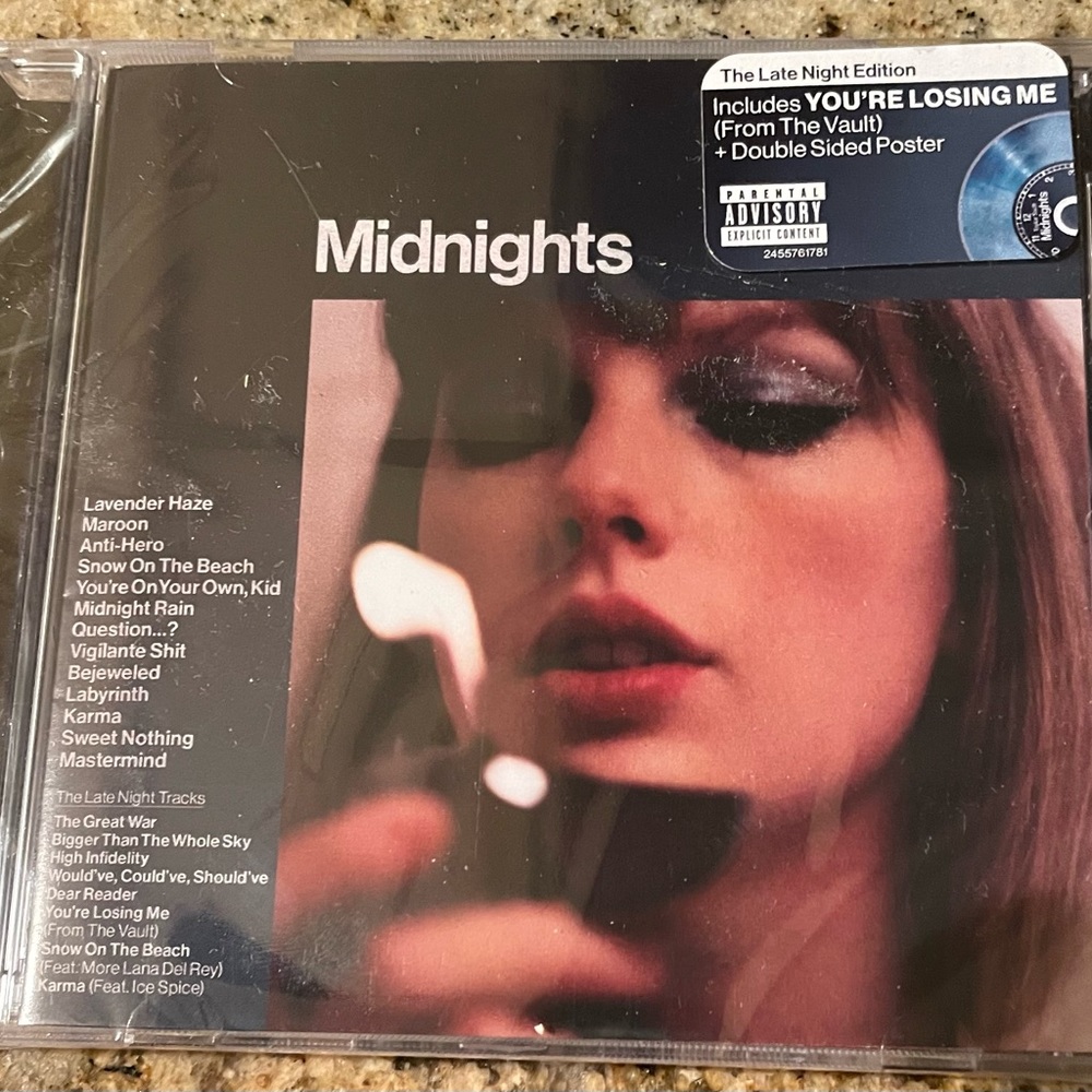 Taylor Swift Midnights Late night tracks Limited ERAS TOUR MetLife NJ Exclusive